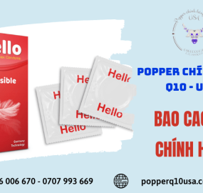 Popper chính hãng Q10 - USA cung cấp bao cao su chính hãng, giá rẻ tại TP.HCM